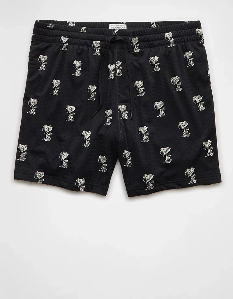 Short de détente en maille 6 po Snoopy surf sur le canapé AE