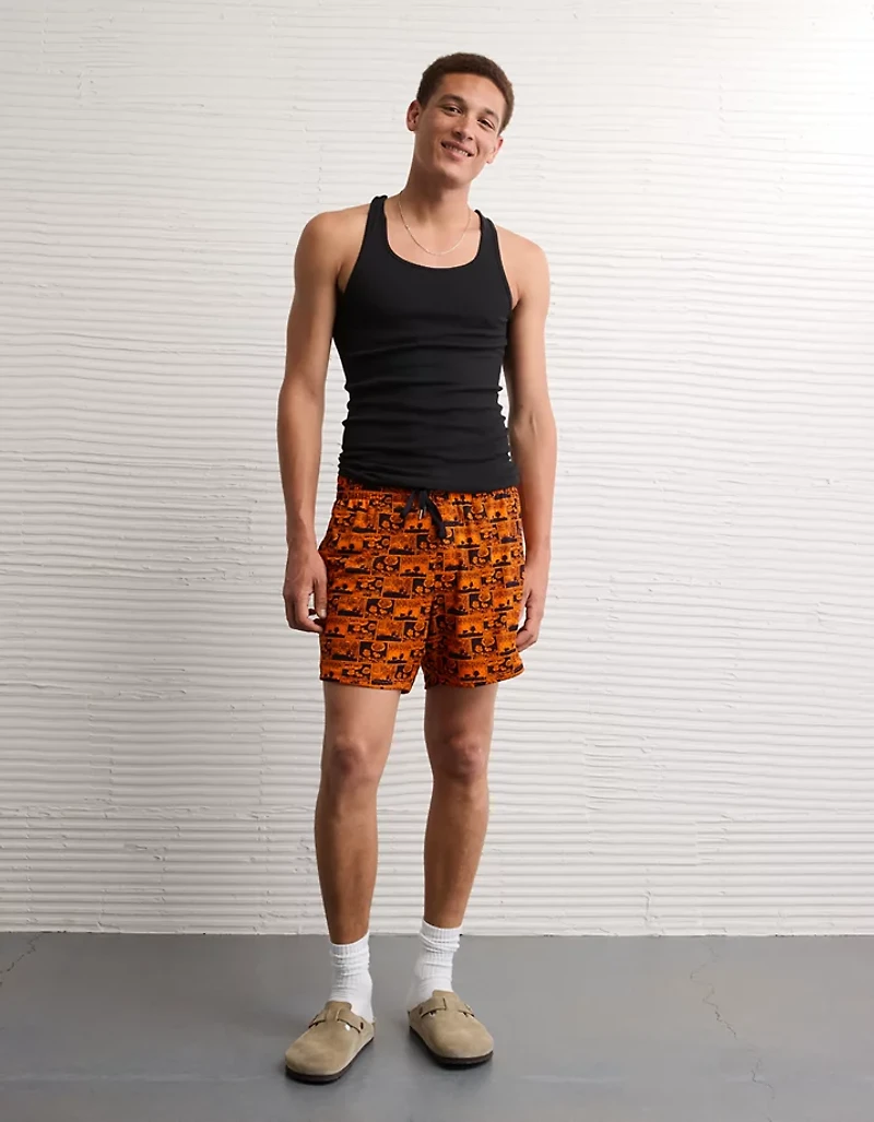 AE Sofa Surfin' 6" Snoopy Mesh Lounge Short