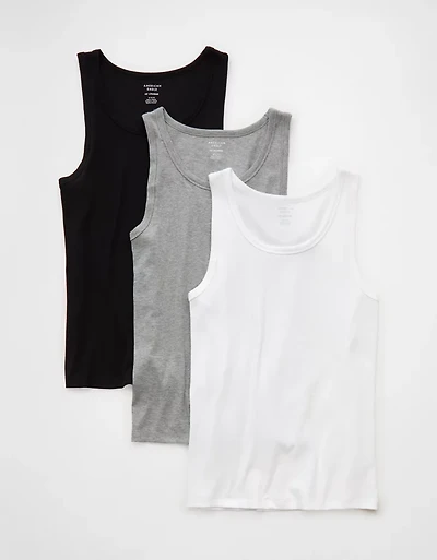 AE Ribbed Tank 3-Pack