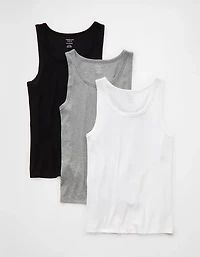 AE Ribbed Tank 3-Pack