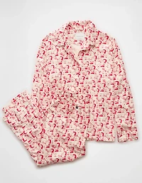 AE Snoopy Flannel PJ Set