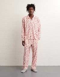 AE Snoopy Flannel PJ Set