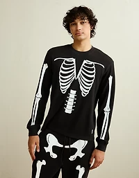 AEO Halloween Skeleton Waffle Lounge Set