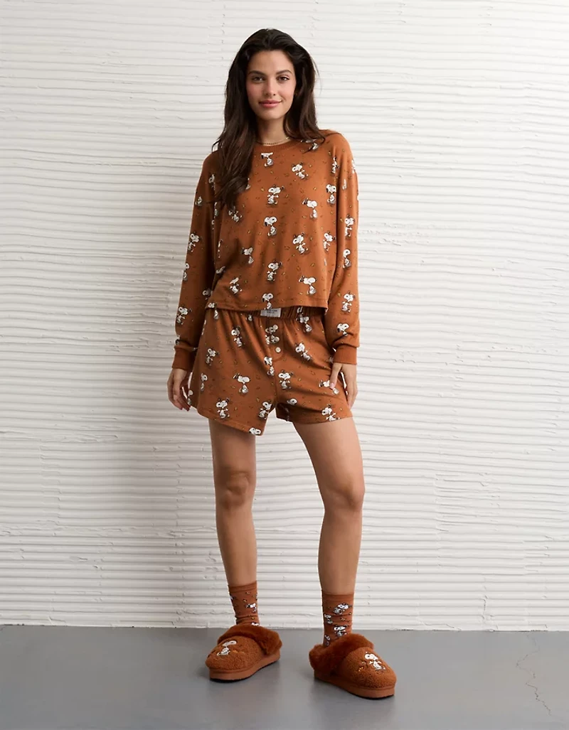 Pyjama pelucheux d’Halloween Snoopy luxueux AE