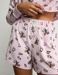 AE Luxe Plush Mickey Mouse PJ Set