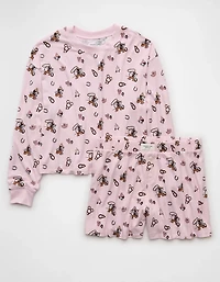 AE Luxe Plush Mickey Mouse PJ Set