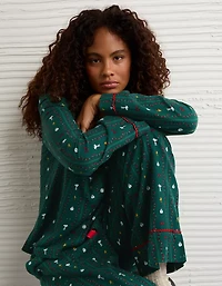 AE Snoopy Flannel PJ Set