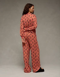 Pyjama pelucheux à manches longues et pantalon d’Halloween AE