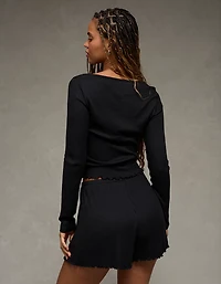 AE Ribbed Plush PJ Set