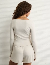 AE Ribbed Plush PJ Set