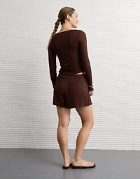 Pyjama pelucheux côtelé AE