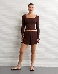 Pyjama pelucheux côtelé AE