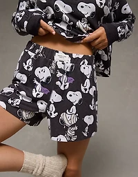 AE Luxe Plush Snoopy Halloween PJ Set