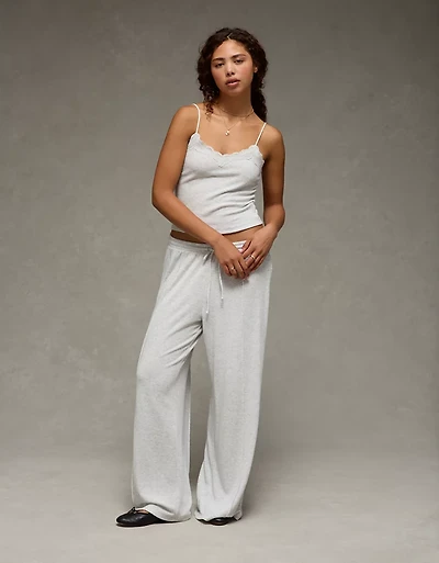 Ensemble de détente avec garniture en dentelle AE