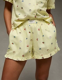 Pyjama en flanelle à volants AE