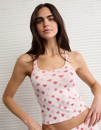 AE Luxe Plush Candy Hearts PJ Set