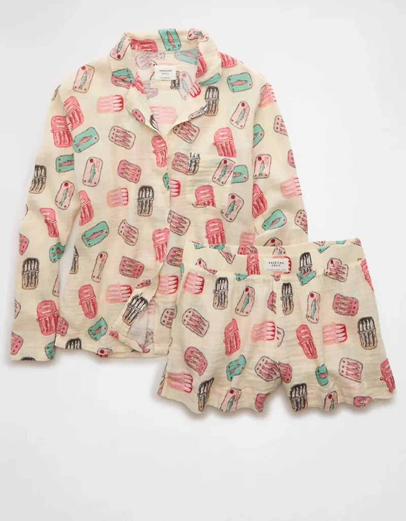 AE Cotton Gauze PJ Set