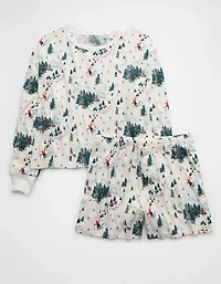 Pyjama pelucheux des fêtes Luxe AE