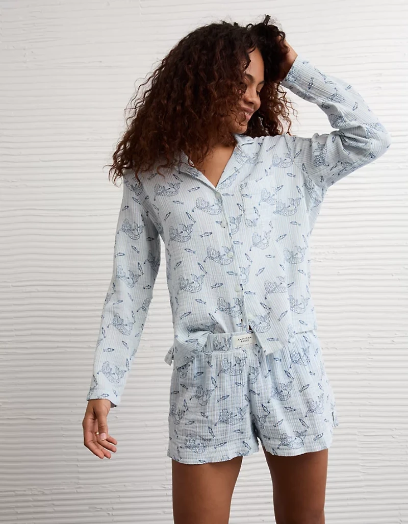 Pyjama en gaze de coton AE
