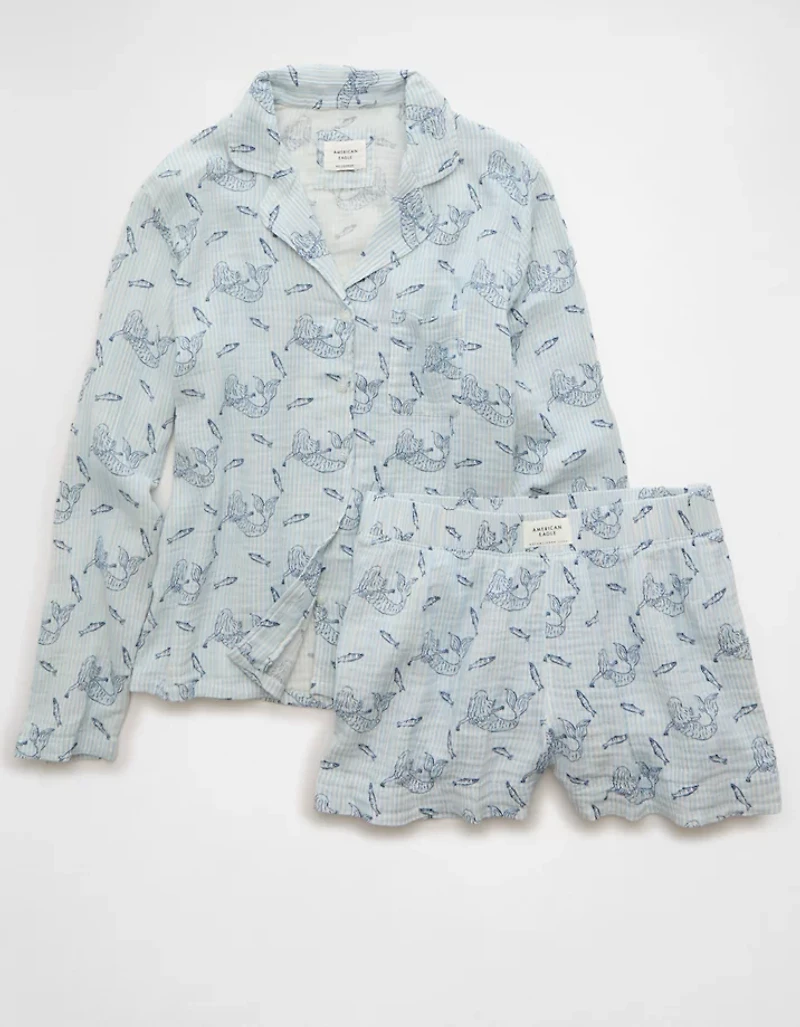 Pyjama en gaze de coton AE