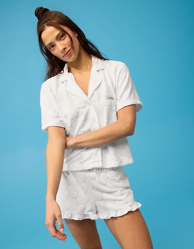 AE | Smiley® Terry Boxy PJ Set