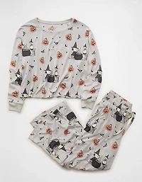 AE Luxe Plush Snoopy PJ Set