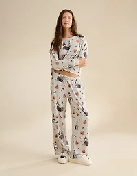AE Luxe Plush Snoopy PJ Set