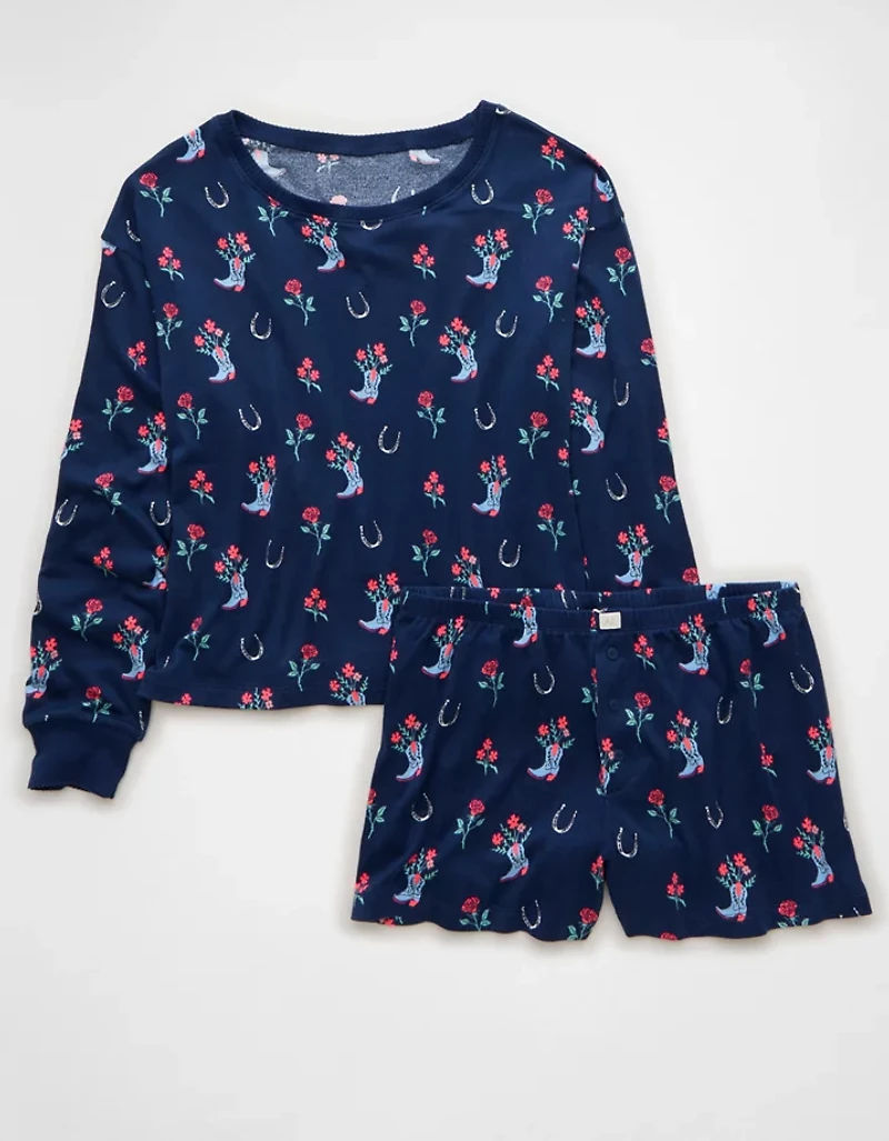 AE Luxe Plush PJ Set