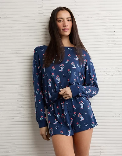 AE Luxe Plush PJ Set