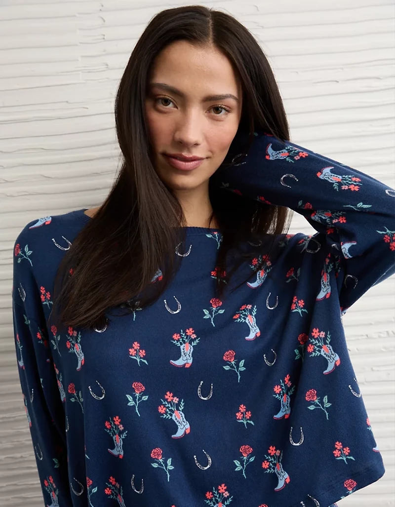 AE Luxe Plush PJ Set