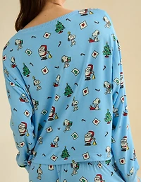 AE Luxe Plush Snoopy PJ Set
