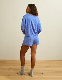 AE Ensemble pyjama court et à manches longues pelucheux Snoopy Luxe