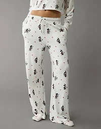 AE Mickey Mouse Valentine's Day Plush Pants PJ Set