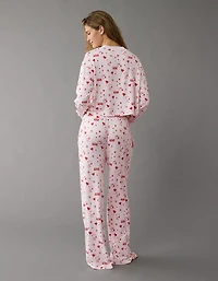AE Snoopy Valentine's Day Plush Pants PJ Set