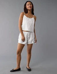 AE Flirty Woven Tank PJ Set