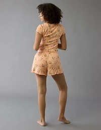 Pyjama avec petit t-shirt pelucheux crème glacée Snoopy AE
