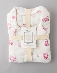 AE Snoopy Western Cotton Gauze PJ Set