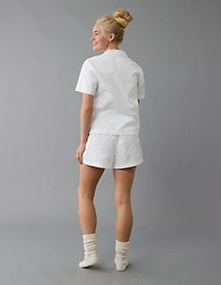 Pyjama boutonné à œillets AE