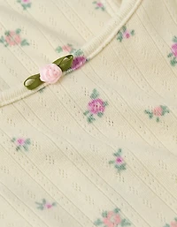 AE Pointelle Boy Short PJ Set