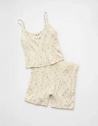 AE Pointelle Boy Short PJ Set
