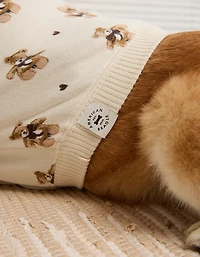 Chandail pour chien à motif d’ours en peluche ABO