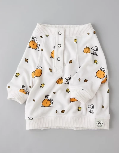 Pyjama pelucheux pour chien citrouille Snoopy ABO