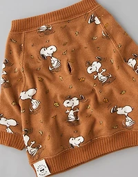 Pyjama pelucheux feuilles d’automne Snoopy ABO