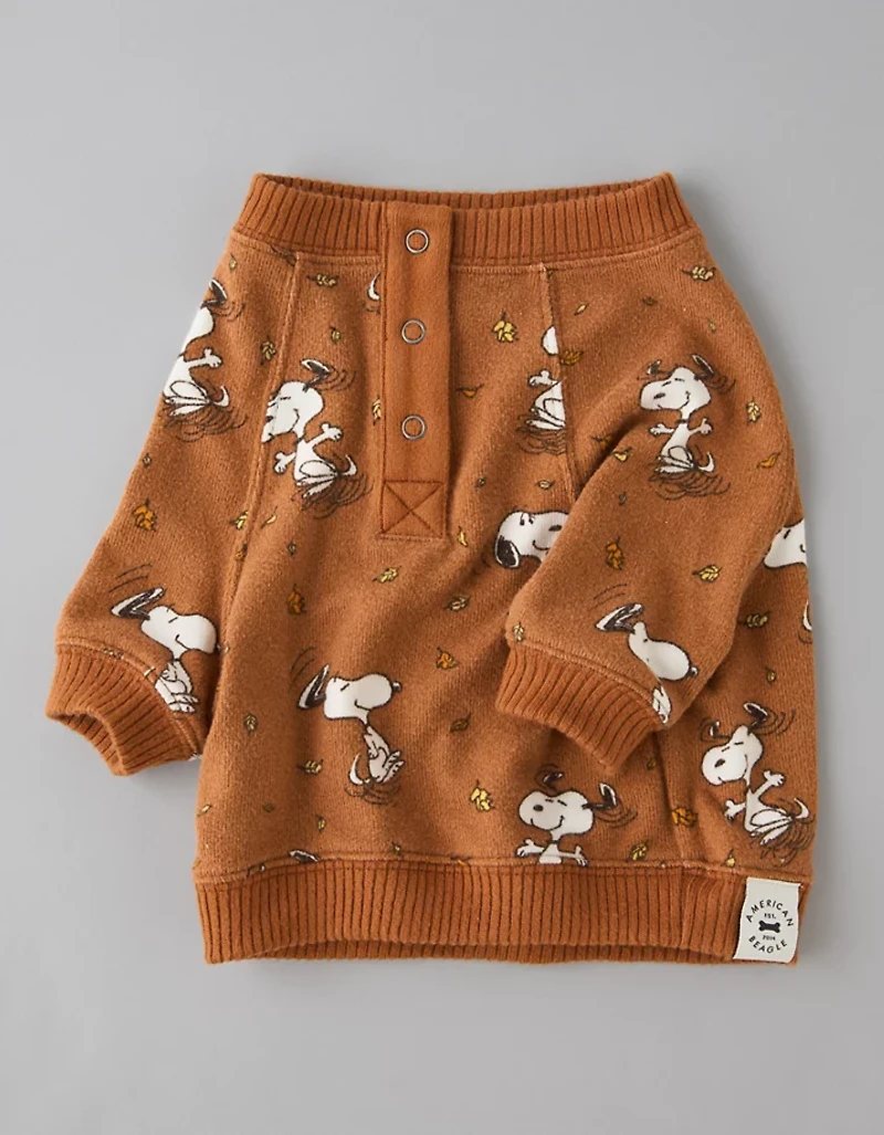 Pyjama pelucheux feuilles d’automne Snoopy ABO