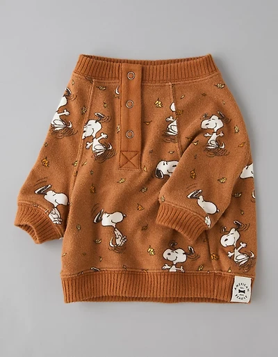 Pyjama pelucheux feuilles d’automne Snoopy ABO
