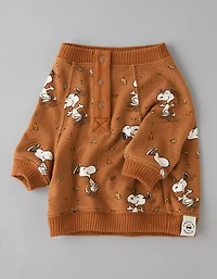 Pyjama pelucheux feuilles d’automne Snoopy ABO
