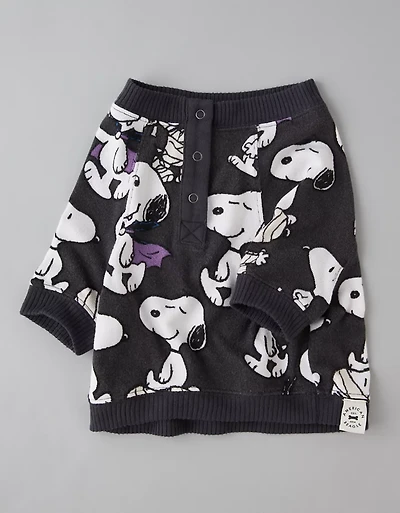 Chemise de pyjama pelucheux pour chien Snoopy Spooky ABO