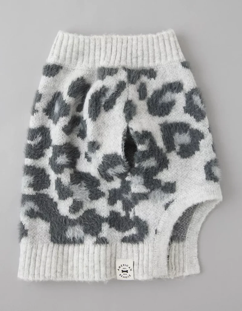 ABO Leopard Print Dog Sweater