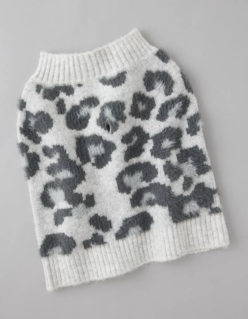 ABO Leopard Print Dog Sweater