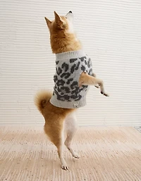 ABO Leopard Print Dog Sweater